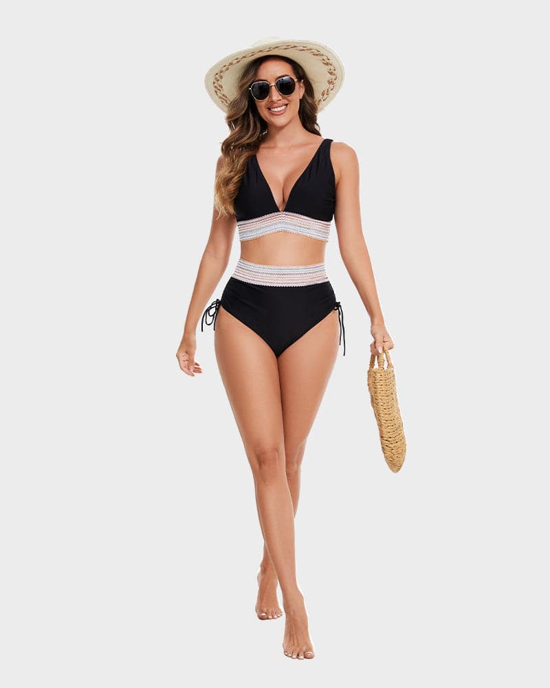 Ensemble de bikini élégant à taille haute - confort et coupe parfaite - ClaretteClarette
